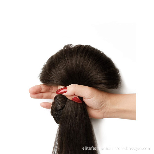 Healthy bouncy texture No shedding and tangle hair extensions clip in human hair extensions Remy Human clip in Hair extensions